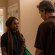 “An outsider knows an outsider:” Holly (Cynthia Erivo) and Ralph (Ben Mendelsohn) share a moment in the finale.